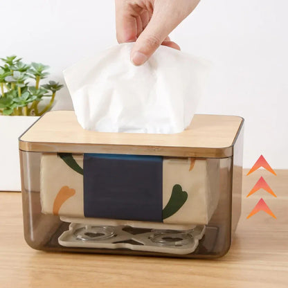 Automatic Pop-Up Tissue Box – Spring-Loaded Holder for Car or Kitchen