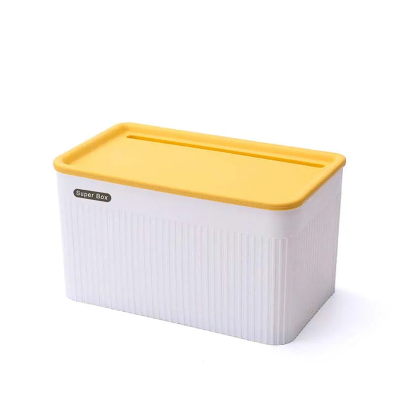Waterproof Wall-Mounted Toilet Paper Holder with Storage Tray