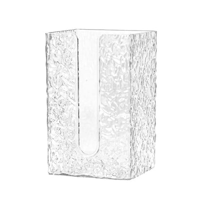 Glacier Style Wall-Mounted Acrylic Tissue Box – Bathroom & Towel Storage